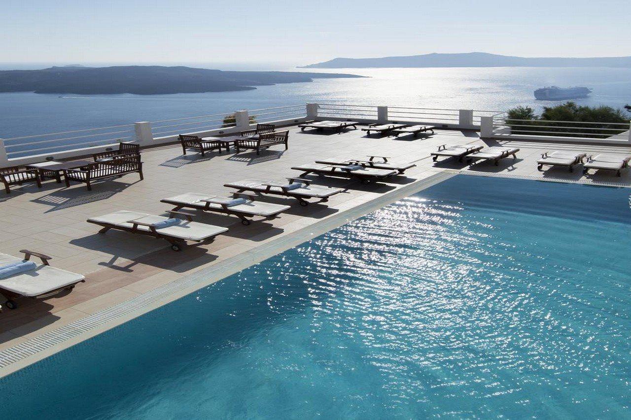 Tzekos Villas Fira  Ngoại thất bức ảnh