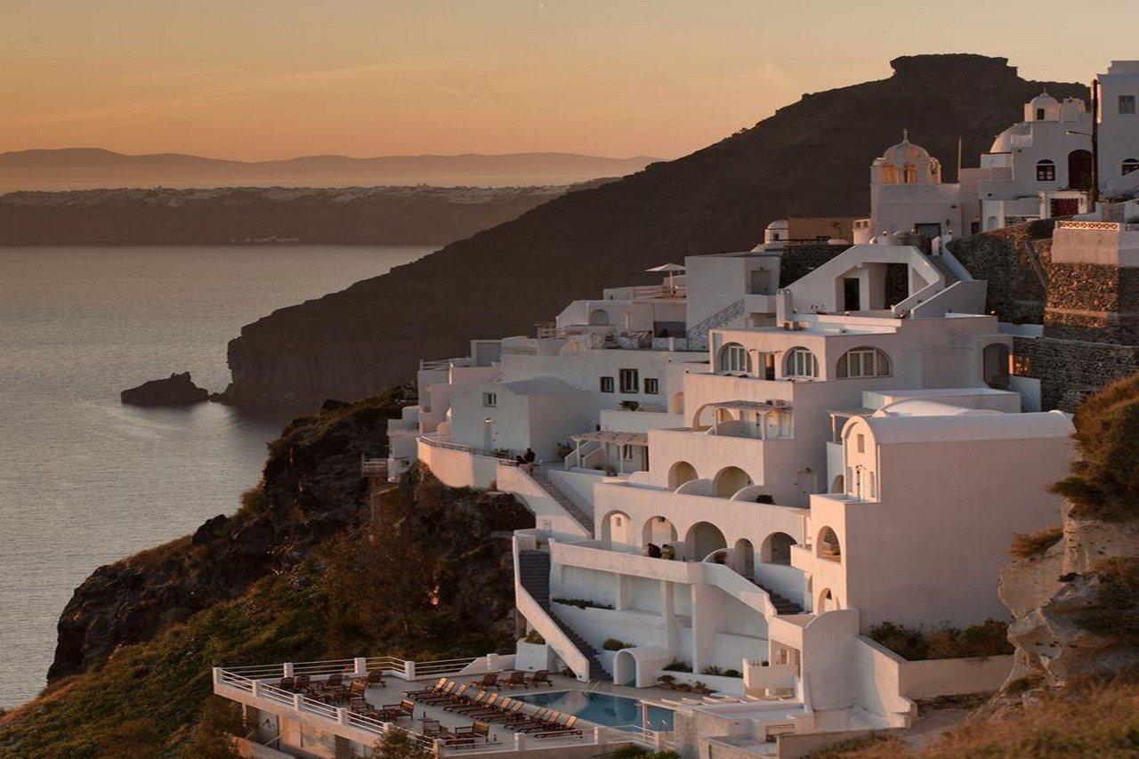 Tzekos Villas Fira  Ngoại thất bức ảnh