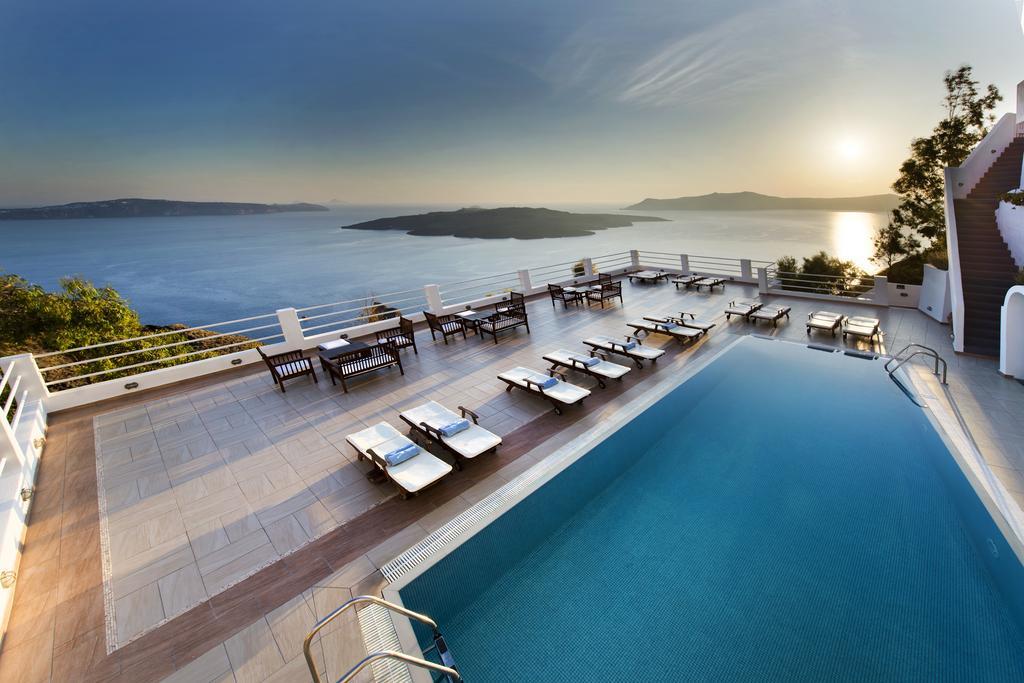 Tzekos Villas Fira  Ngoại thất bức ảnh