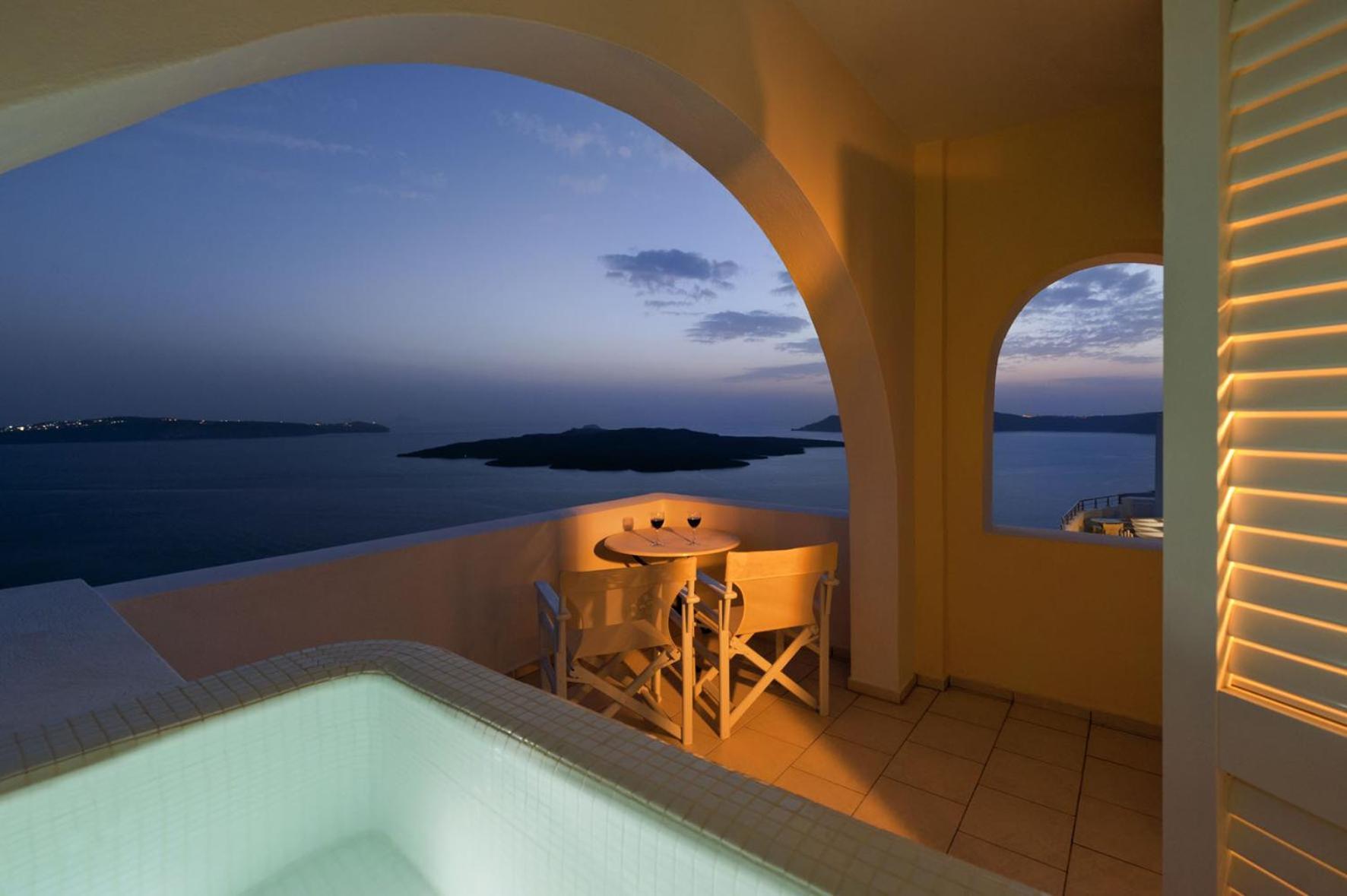 Tzekos Villas Fira  Ngoại thất bức ảnh