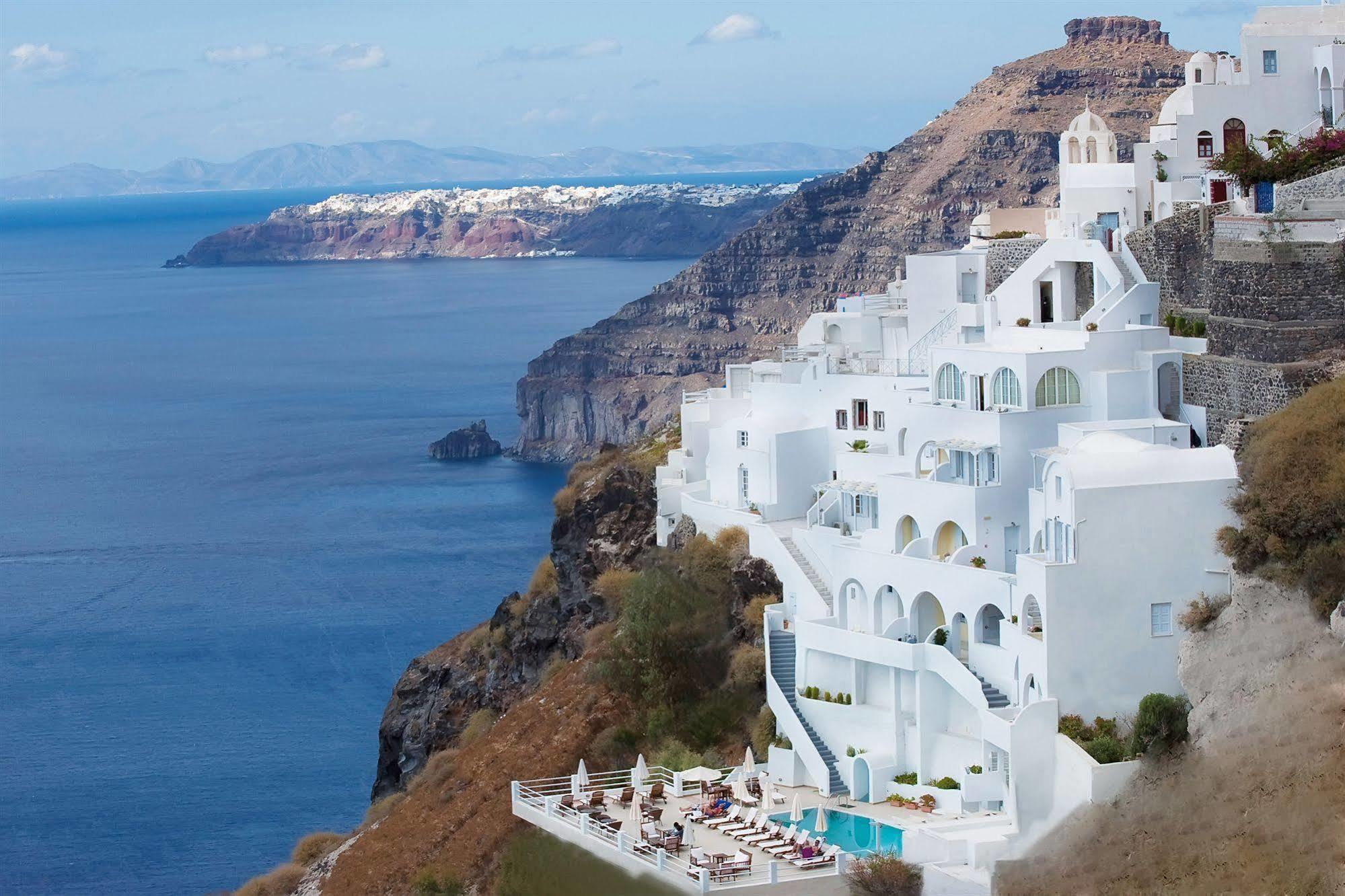 Tzekos Villas Fira  Ngoại thất bức ảnh