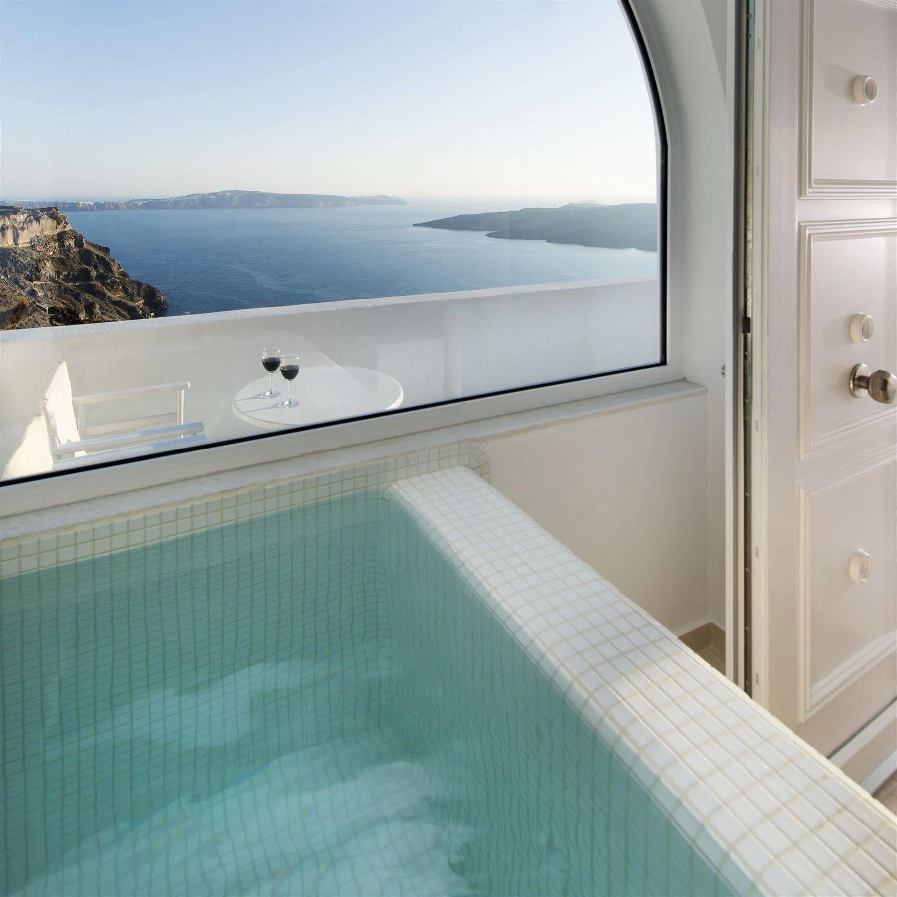 Tzekos Villas Fira  Ngoại thất bức ảnh